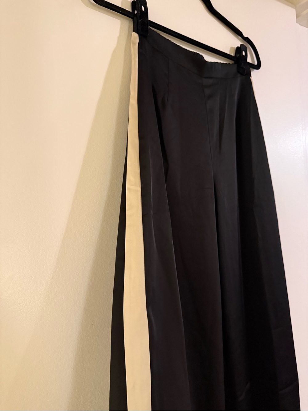 NWT Seven Wonders Wide Leg High Waist Turner Pant Black/Sand - Picture 7 of 16